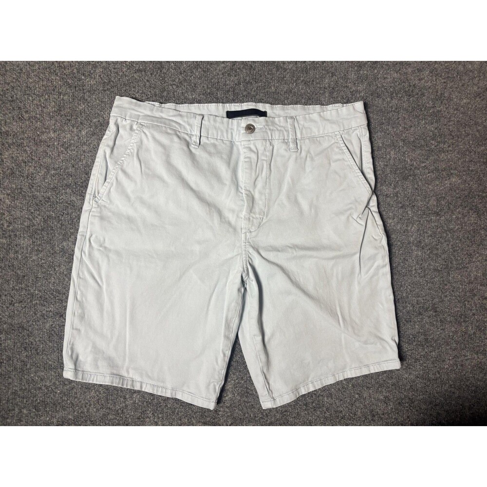 Joe's Jeans Chino Shorts Mens 34 Blue Stretch 8" Inseam Flat Front Casual Summer
